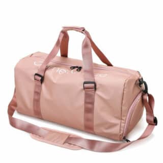 sac de sport bandoulière rose pour femme