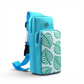 Sac à dos bandoulière Animal Crossing bleu