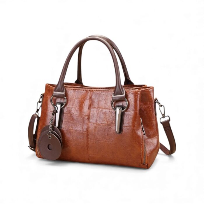 Sac bandoulière Boston vintage en cuir synthétique sac bandouliere Boston en cuis synthetique 1 1