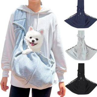 sac bandoulière en tissu pour porter des petits animaux comme un petit chien