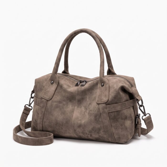 Sac bandoulière Femme en cuir vegan vintage sac bandouliere cuir vegan effet vieilli
