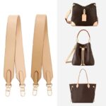 Sangle pour sac bandoulière camel installée sur un sac