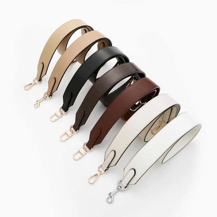 Sangle pour sac bandoulière en cuir disponible en 4 coloris