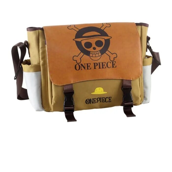 Sac messager One Piece Luffy à rabat orange